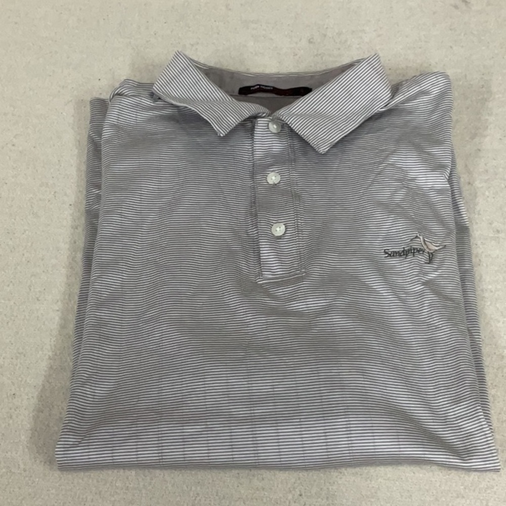 EUC mens short sleeve Tiger Woods collection polo shirt
